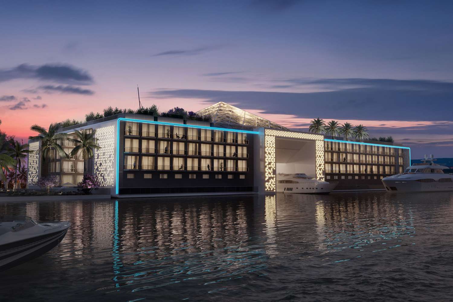 Kempinski latest hotels Dubai floating palace